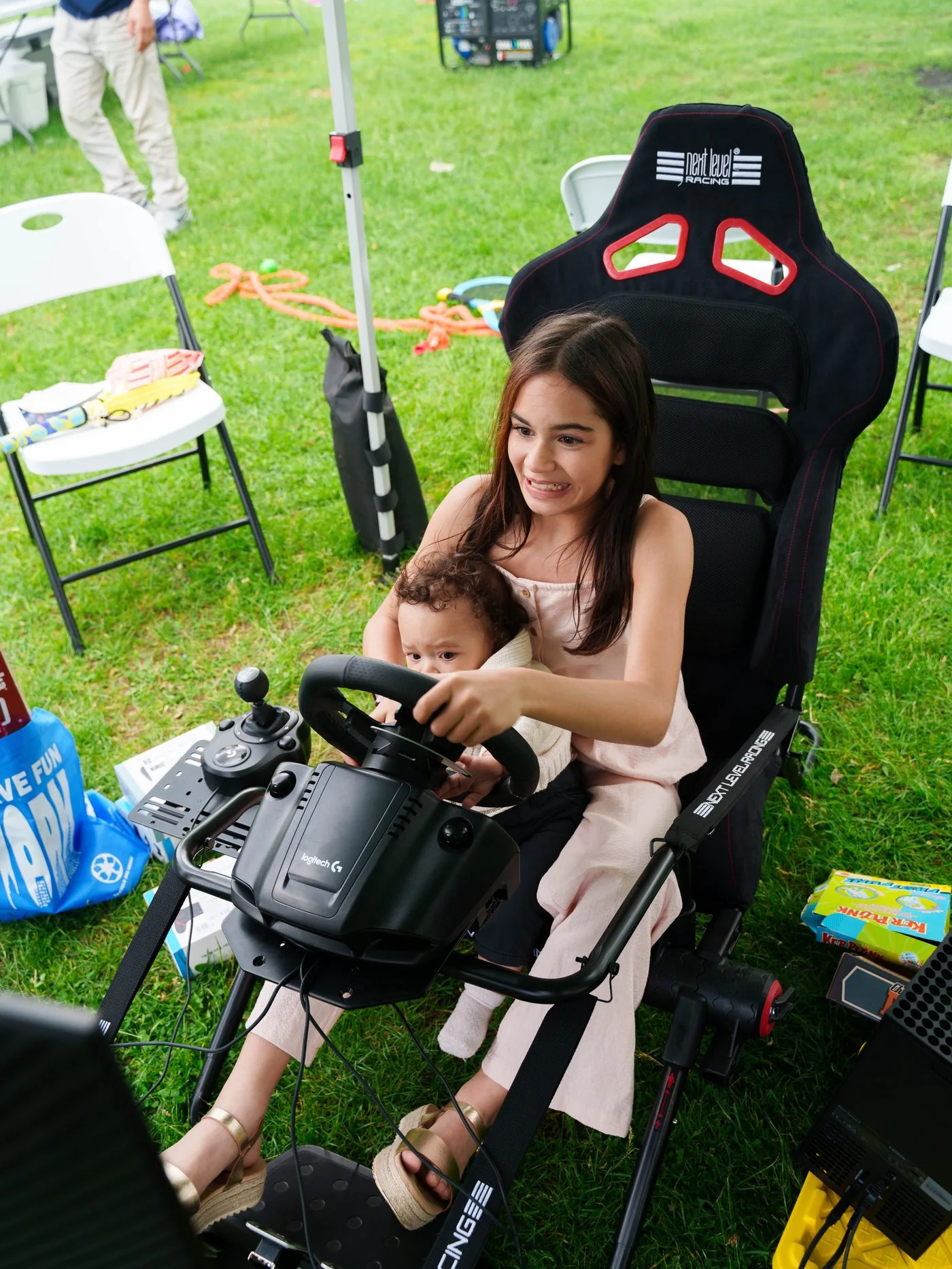 Gaming party truck at NYC birthday party