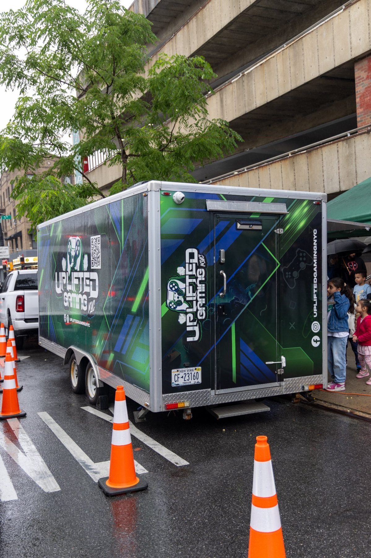 Best mobile gaming truck NYC exterior — Uplifted Gaming